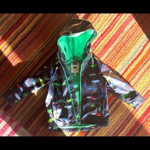 Joules Right As Rain Fleece Lined Raincoat Size 4T